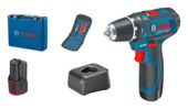 Bosch Professional accuschroefboormachine GSR 12V-15 2Ah, incl. 2 x accu en lader