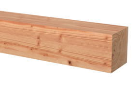 Tuinpaal vierkant Douglas hout geschaafd 12 x 12 x 300 cm