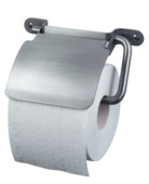 Haceka IXI toiletrolhouder met klep RVS