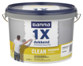 GAMMA 1x dekkend clean mat 2,5 L RAL9010