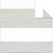 Kleurstaal GAMMA duo rolgordijn wit/grijs gemêleerd (4404)