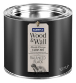 Gamma Wood&Wall krijtverf Balanced Black 500 ml