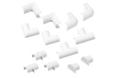 D-Line accessoirekit voor kabelgoot halfrond 20x10 mm wit