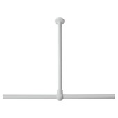 Sealskin plafondsteun voor douchestang wit maximum 28 mm