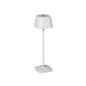 Konstsmide LED buitenlantaarn Capri wit incl. dimmer en usb oplader