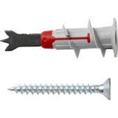 Fischer Gipsplaatplug DuoBlade 44 mm + schroef 6 stuks