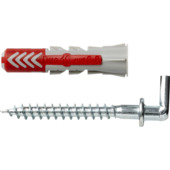 Cheville avec gond Fischer DuoPower 10x50 mm 2 pièces