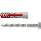 fischer DuoPower 14x70 met zeskantschroef 2 stuks