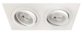 GAMMA inbouwspot 2 in 1 frame richtbaar wit