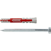 fischer DuoPower 10x80 met zeskantschroef 10 stuks