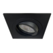 Spot encastrable  GAMMA orientable noir carré  92x 92mm