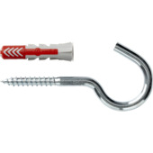 Cheville universelle avec grand crochet Fischer DuoPower 10x50 mm 2 pièces
