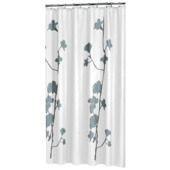 Rideau de douche Sealskin Orchid 180x200 cm bleu