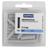GAMMA uni-plug 5x25mm 30 stuks
