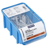 Cheville à clouer GAMMA boîte empilable 6x60 mm nylon 65 pièces