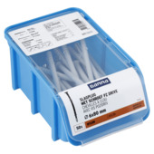 Cheville à clouer GAMMA boîte empilable 6x80 mm nylon 50 pièces