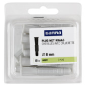 GAMMA kraagplug 8x50mm 15 stuks