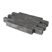 Klinker Getrommeld Waalformaat Antraciet 20x5x7 cm