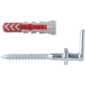 Cheville duopower avec équerre Fischer 5x25 mm 8 pièces