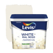 Levis White+ muurverf mat RAL 9010 5L