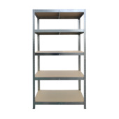 Handson extra stevig metalen opbergrek 180x90x45 cm 350 kg/legbord