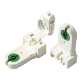 Profile TL-fitting met starterhouder wit