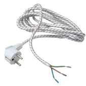 Cordon de fer à repasser Profile avec fiche blanc 3 m