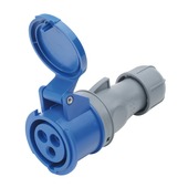 Profile CEE tegenstekker 3-polig 16 A grijs