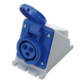 Prise CEE Profile 3 pôles 230 V 16 A gris