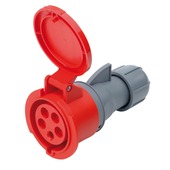 Fiche femelle CEE Profile 5 pôles 400 V 16 A gris