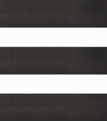 Kleurstaal GAMMA maatwerk duo rolgordijn verduisterend zwart (4103)