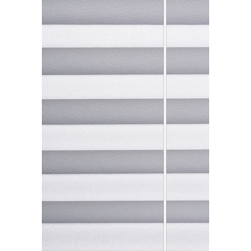 Kleurstaal GAMMA maatwerk enkel plisségordijn deels verduisterend licht grijs (7103)