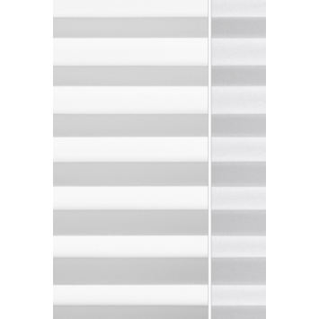 Kleurstaal GAMMA maatwerk enkel plisségordijn deels verduisterend wit (7104)