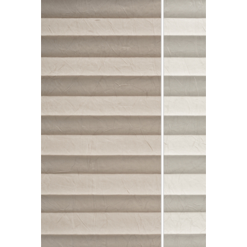 Kleurstaal GAMMA maatwerk enkel plisségordijn deels verduisterend beige (7123)