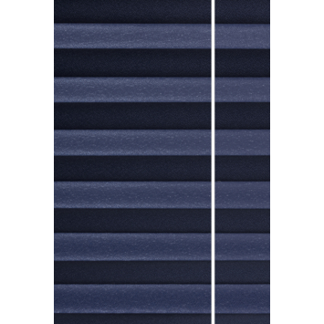 Kleurstaal GAMMA maatwerk enkel plisségordijn deels verduisterend nachtblauw (7120)