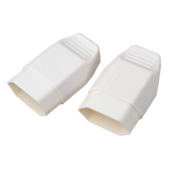 Fiche femelle Profile 2,5 A blanc 2 pces