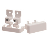 Legrand DLP einddeksel wit 20x12,5 mm 2 stuks