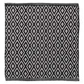 Sealskin badmat trellis 60x60 cm zwart