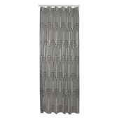 Sealskin douchegordijn brave 180x200 cm zwart/wit