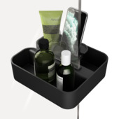 Panier de douche Tiger à clipser 2-store noir