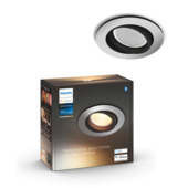 Philips Hue Milliskin inbouwspot rond 1x5.5W aluminium excl. switch incl. bluetooth