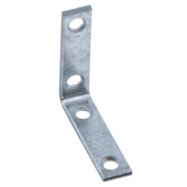 Équerre d'angle 40 mm zingué 4 pièces