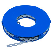 Bande à clouer ondulée galvanisée en cassette 12x0,7 mm 10 m