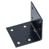Versterkingshoek zwart 60x60 mm 4 stuks