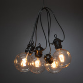 Konstsmide startlichtsnoer globe 10 LED lampen met dimmer 10 m, startsnoer