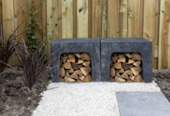 U-element Beton Zwart 30x40x30 cm