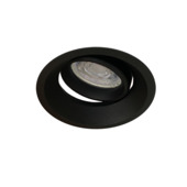 Spot encastrable  GAMMA orientable noir Ø 82mm