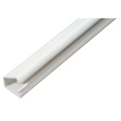 Moulure pour câble autocollant blanc 12 x 7 mm - long. 2 m