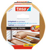 Tesa Extra Sterk tapijttape geel 25 m x 50 m