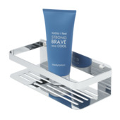 Rangement flacons Tiger Caddy chromé petit modèle